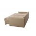 Sofa Cama Retratil Bau Linho1,98m Lindecor Versalhes cor Marfim