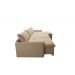 Sofa Cama Retratil Confort Linho 2,58m Lindecor cor Bege