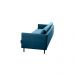 Sofa Living Linho 2,18m Lindecor Encanto Cor Azul
