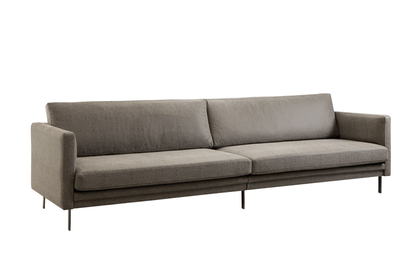 Sofa Living Linho 2,18m Lindecor Encanto Cor Grafite