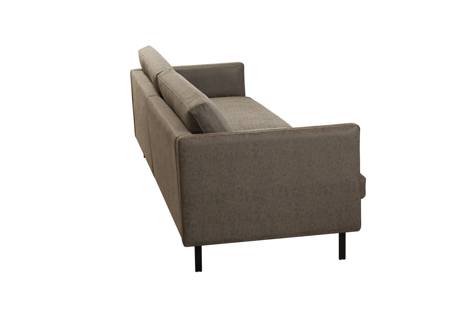 Sofa Living Linho 2,18m Lindecor Encanto Cor Grafite