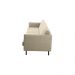 Sofa Living Linho 2,18m Lindecor Encanto Cor Marfim