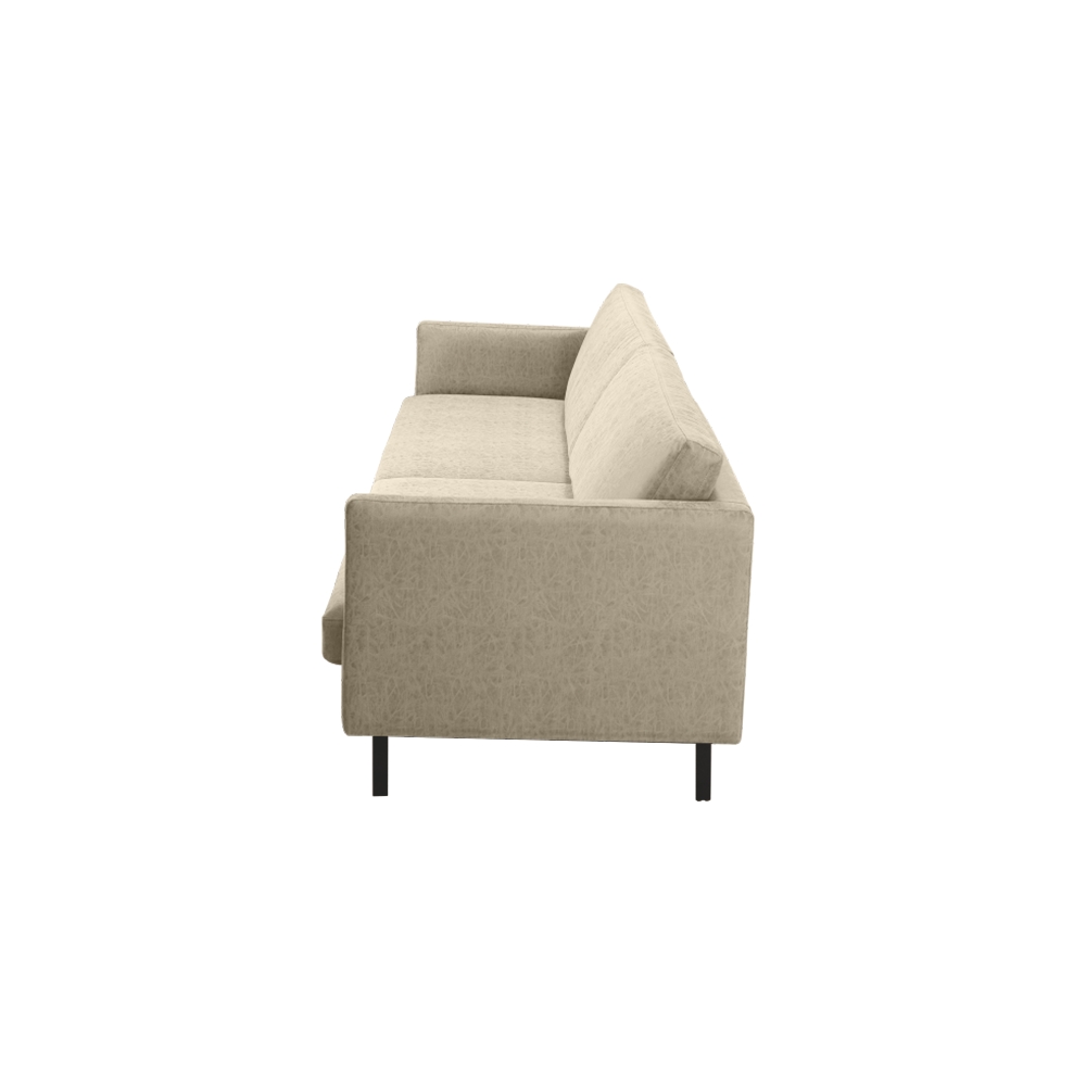 Sofa Living Linho 2,18m Lindecor Encanto Cor Marfim