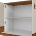 Aparador Buffet 4 Portas Ripado 160 cm Abruzzo Freijo/Off White