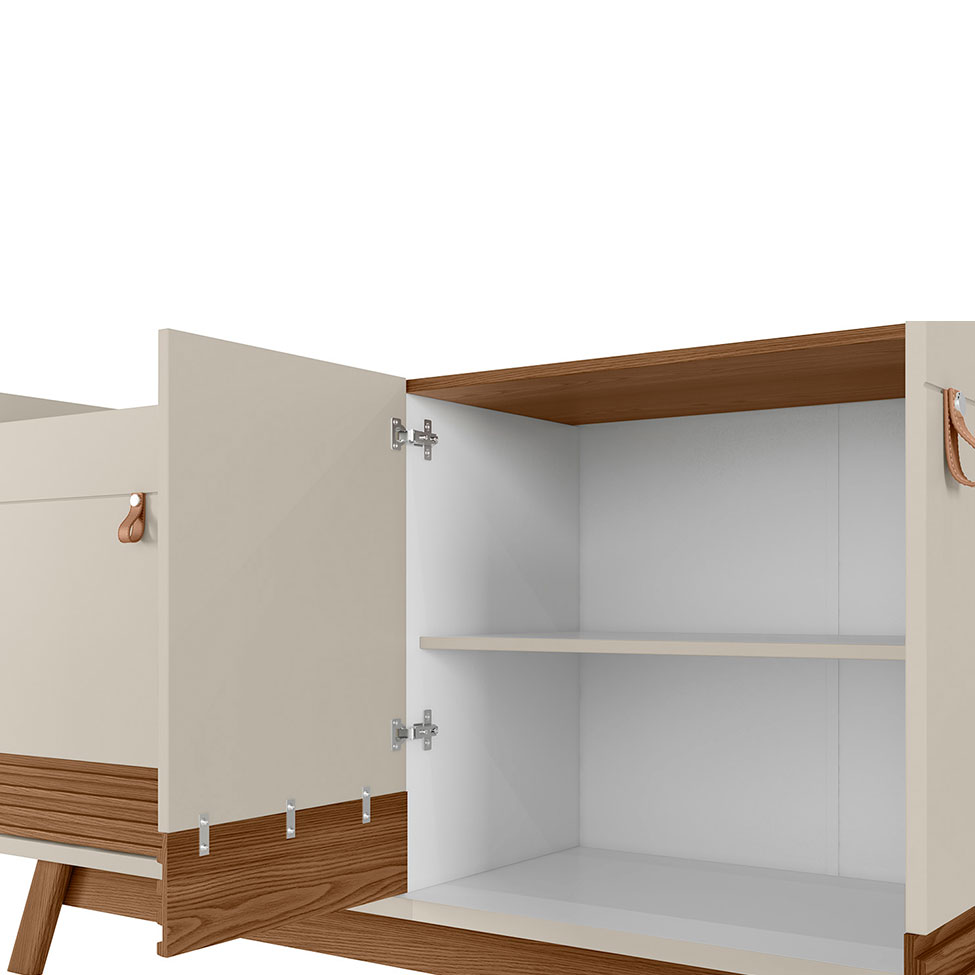 Buffet Abruzzo 4 PT Freijó e Off White