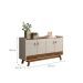 Buffet Abruzzo 4 PT Freijó e Off White
