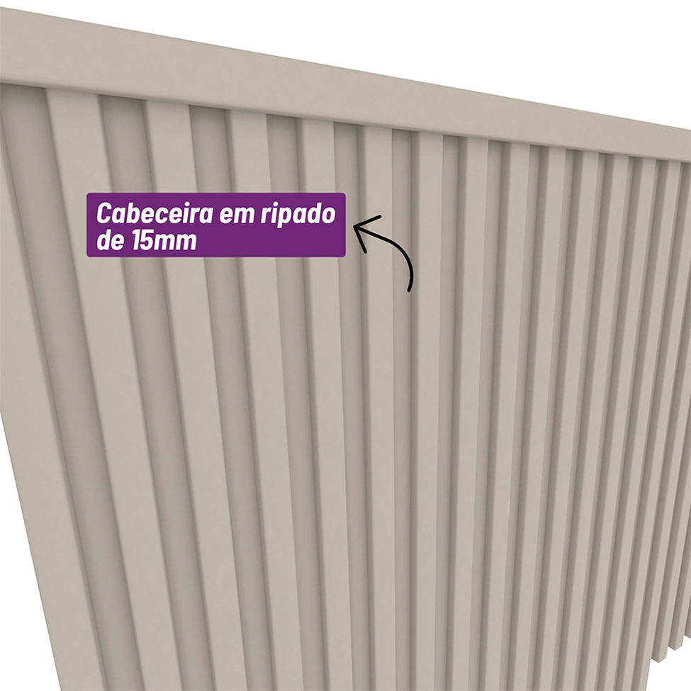 Cabeceira King Laranjeiras Off White