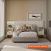 Cabeceira King Laranjeiras com 2 Mesas de Apoio Búzios 2 GV Off White