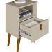 Cabeceira King Laranjeiras com 2 Mesas de Apoio Búzios 2 GV Off White