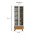 Cristaleira Retro Marsala 2 PT 1 GV Nature e Off White