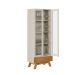 Cristaleira Retro Marsala 2 PT 1 GV Nature e Off White
