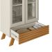 Cristaleira Retro Marsala 2 PT 1 GV Nature e Off White