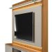 Estante para Home Theater e TV até 75 Polegadas Guararapes com LED 2 PT Nature e Off White
