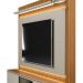 Estante para Home Theater e TV até 75 Polegadas Guararapes com LED 2 PT Nature e Off White