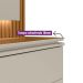 Estante para Home Theater e TV até 75 Polegadas Guararapes com LED 2 PT Nature e Off White