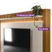 Estante para Home Theater e TV até 75 Polegadas Guararapes com LED 2 PT Nature e Off White