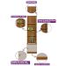 Kit 2 Módulos Laterais Complementares Painel Ripado Naturale/Off White
