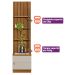Kit 2 Módulos Laterais Complementares Painel Ripado Naturale/Off White