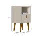 Mesa de Cabeceira Búzios 1 Gaveta Off White