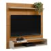 Painel para Tv até 50" Chanfrado com Nicho e Prateleira Cris Nature/Off White