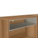 Rack Camboriú Amêndoa e Titânio 160 cm