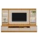 Rack Painel para Tv até 70" e 2 Módulos Laterais Paulina Tauari/Off White