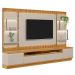Rack Painel para Tv até 70" e 2 Módulos Laterais Paulina Tauari/Off White
