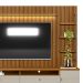 Rack com Painel para TV até 75 Polegadas Ouro Preto 1 PT 2 GV Nature e Off White