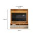 Rack com Painel para TV até 75 Polegadas Ouro Preto 2 GV Nature e Off White