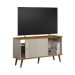 Rack para TV 50 Polegadas 1 Porta 1 Prateleira Rubro Nature/Off White