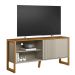 Rack para TV 55 Polegadas 1 Porta 1 Prateleira Golden  Nature/Off White