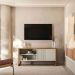 Rack para TV 55 Polegadas 1 Porta 1 Prateleira Golden  Nature/Off White