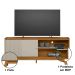 Rack para TV 65 Polegadas 1 Porta 1 Prateleira Laurum  Nature/Off White