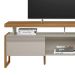 Rack para TV 70 Polegadas 2 Portas com Nicho Jade Nature/Off White