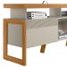 Rack para TV 70 Polegadas 2 Portas com Nicho Jade Nature/Off White