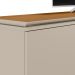 Rack para TV até 70 Polegadas 2 Portas com Nicho Lazul Nature/Off White