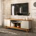Rack para Tv 75 Polegadas 2 Portas com Nichos Colors  Nature/Off White