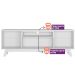 Rack para Tv 75 Polegadas 2 Portas com Nichos Colors  Nature/Off White