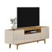 Rack para Tv até 75 Polegadas 3 Portas com Nicho Odette Tauari/Off White