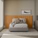 Cabeceira Ripada Cama Box Casal Queen Florence Nature