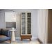 Conjunto Buffet e Cristaleira com Ripas Dock Freijo Off White