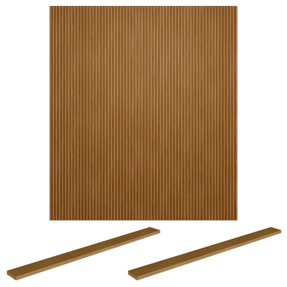Conjunto Rack e Painel Frisado TV 75' Lance Tauri Off White