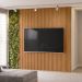 Conjunto Rack e Painel Frisado TV 75' Lance Tauri Off White