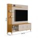 Home Estante Rack Napoli Para TV até 70 Polegadas Tauari/Off White Fosco