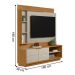 Home TV 70 Polegadas com Gaveta Moscou Nature Off-White 