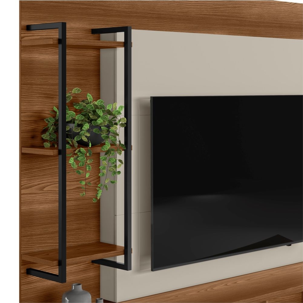 Home para TV Rangers com Ripas Freijo Off White