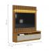 Home para TV ate 75 Polegadas Spring Nature Off-White
