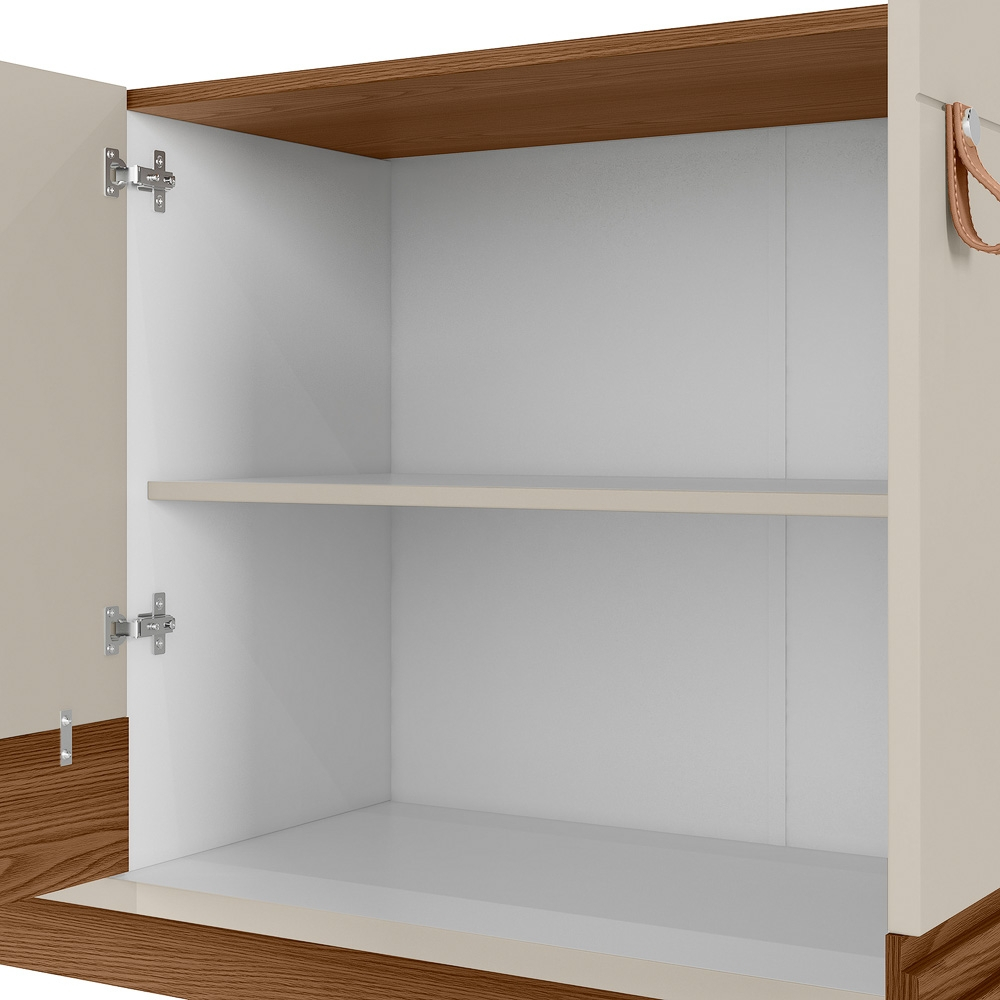 Jogo de Buffet 1.6 com Cristaleira Ripada Meet Freijo Off White