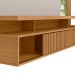 Painel Ripado para TV 60 Polegadas Tulum Nature Off-White