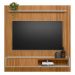 Painel TV 65' Frisado com Prateleira Ávila Nature Off-White